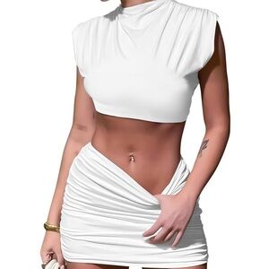 Amazon Women's White Mini Dress